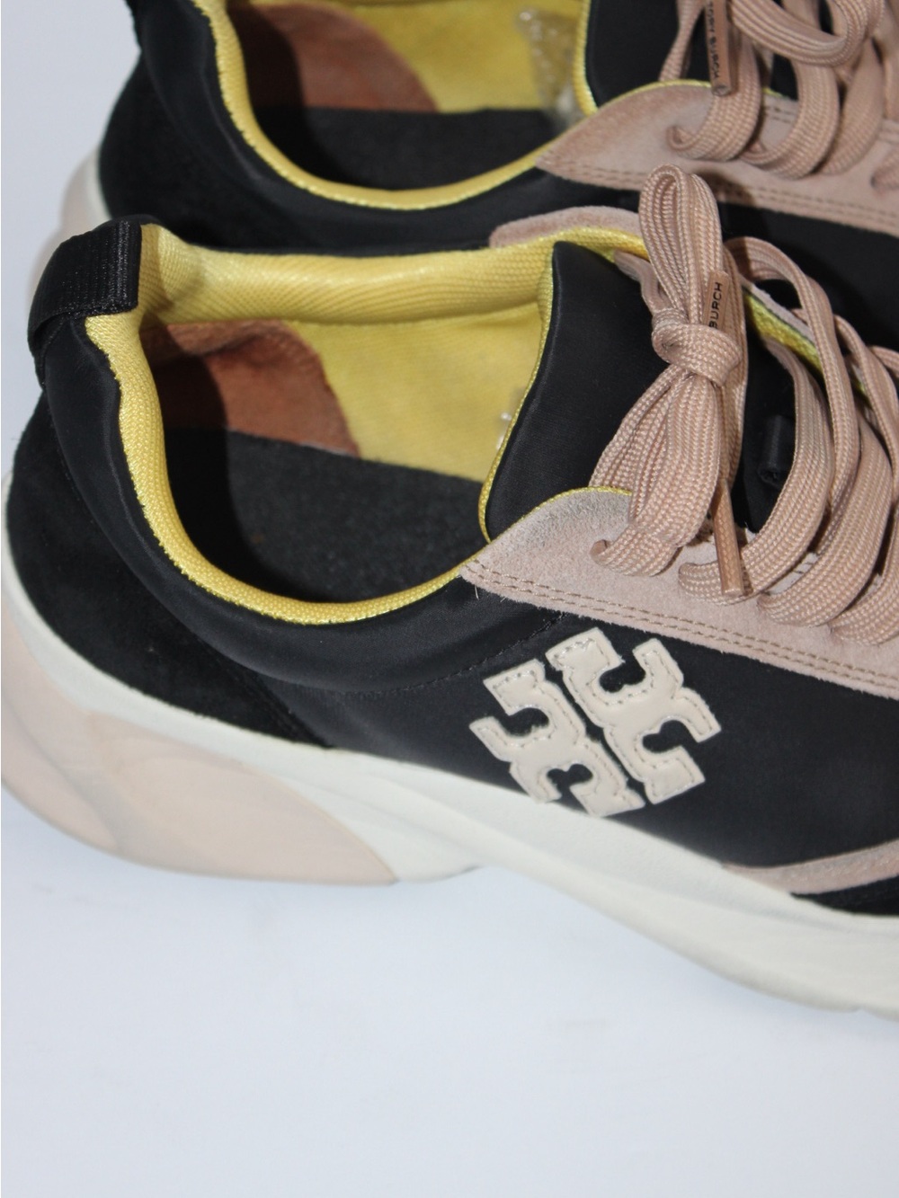 Women’s Black and Beige Fashion Sneakers - Picture 9 of 14